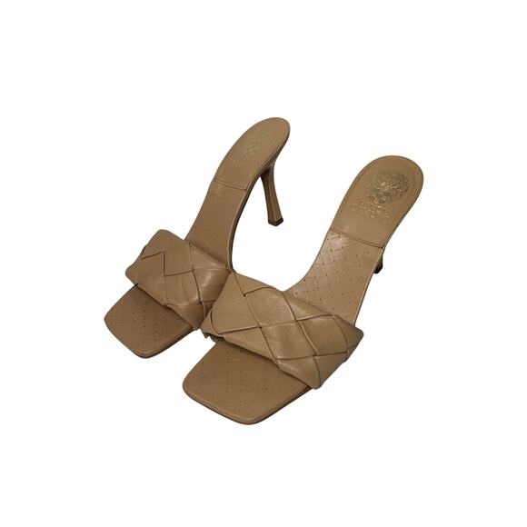 Vince Camuto Brelanie Woven Strap Mules/Slide Sandals Size 9.5M - Picture 1 of 11